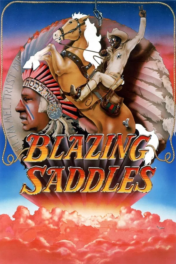 Poster phim Blazing Saddles trên SubNhanh