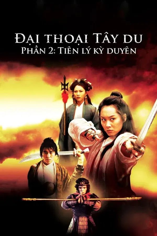 Poster phim Đại Thoại Tây Du Phần II: Tiên Lý Kỳ Duyên trên SubNhanh