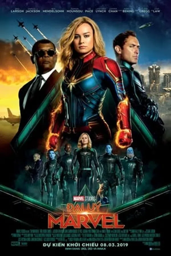Poster phim Đội Trưởng Marvel trên SubNhanh