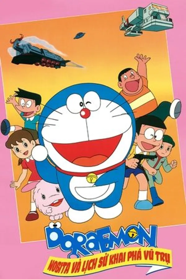 Poster phim Doraemon: Nobita và Lịch Sử Khai Phá Vũ Trụ trên SubNhanh